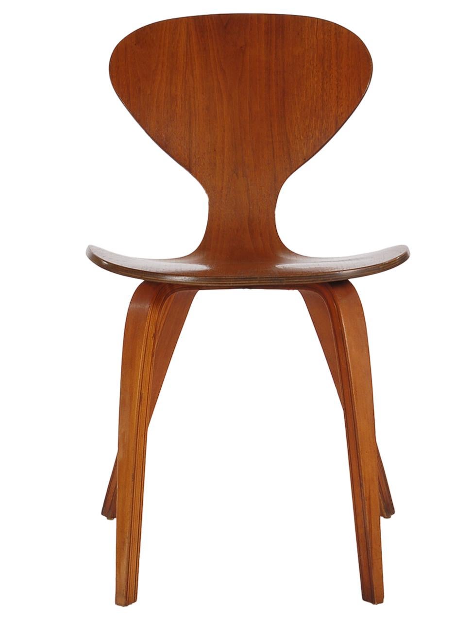 Mid-Century Modern Plywood Dining Chair by Norman Cherner for Plycraft 3