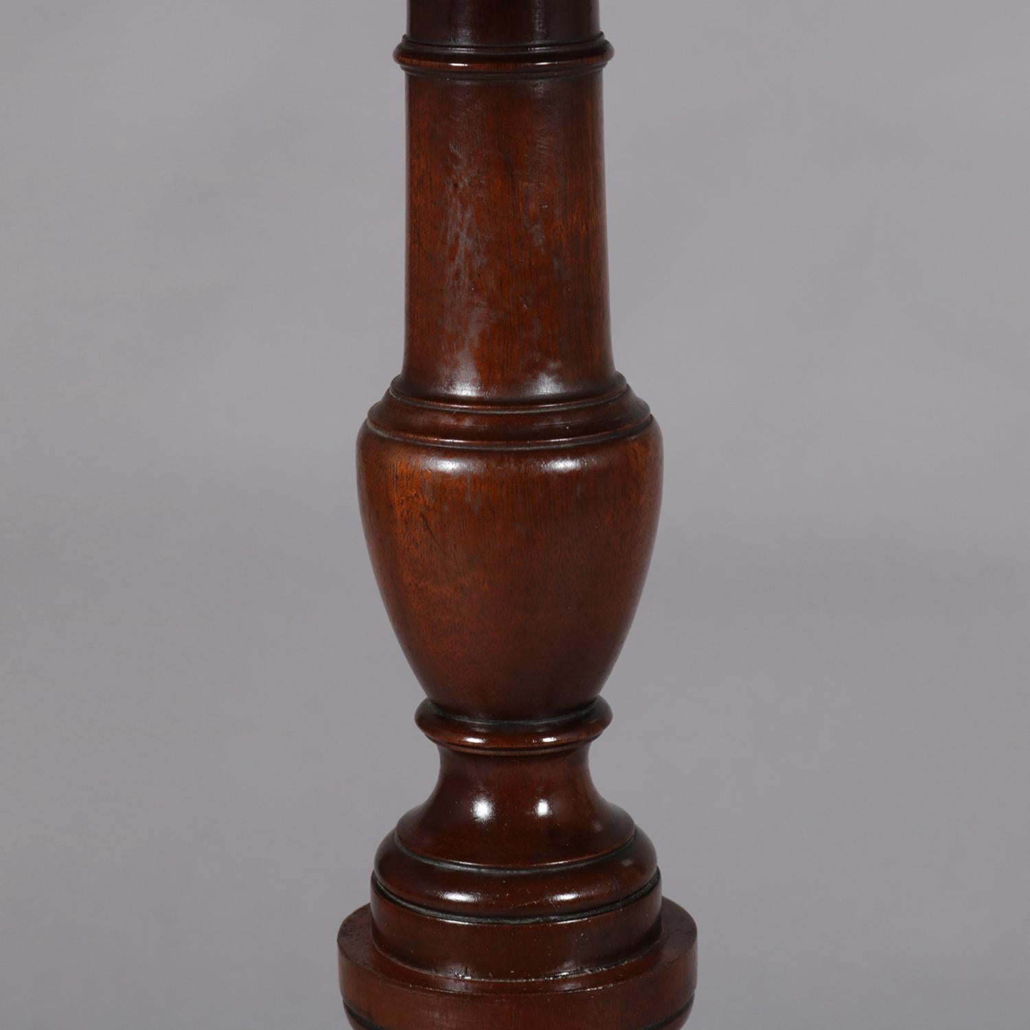 Vintage Queen Anne Mahogany Tripod Side Stand by Kittinger, circa 1940 4