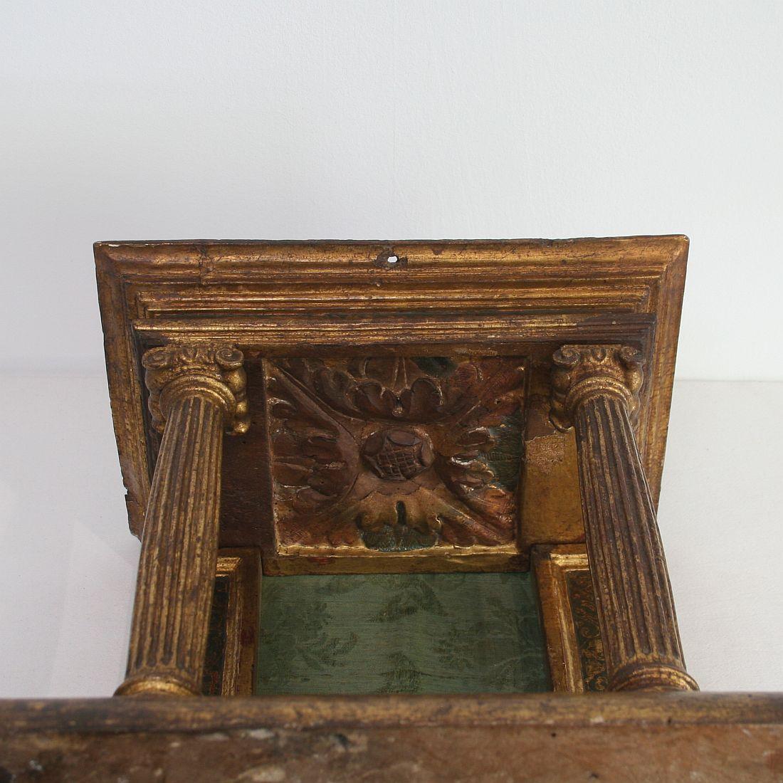 Small 18th Century Spanish Baroque Altar Shrine 3