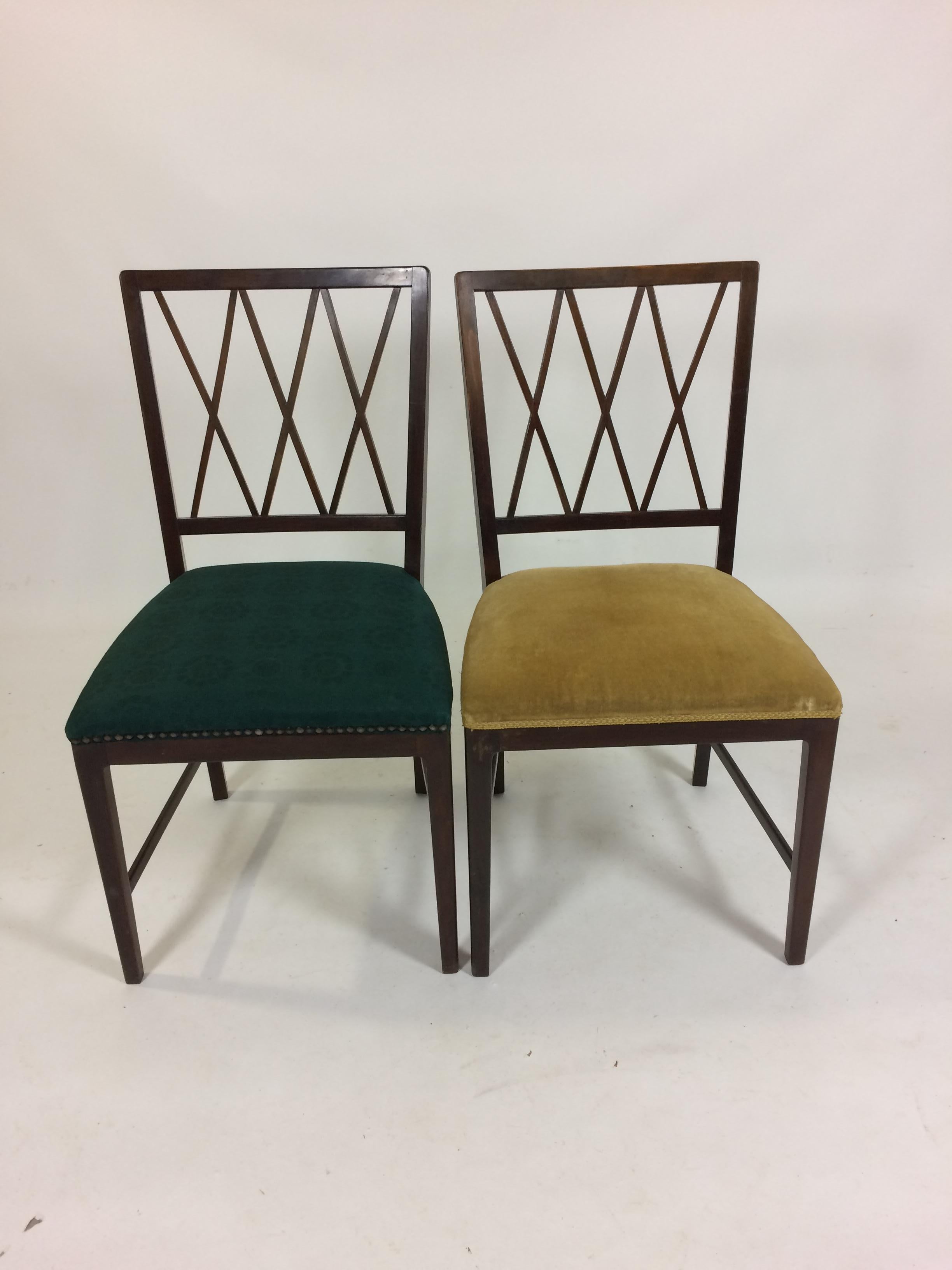 1950´s Six Ole Wanscher Dining Chairs in Tanned Beech - Choice of Upholstery 3