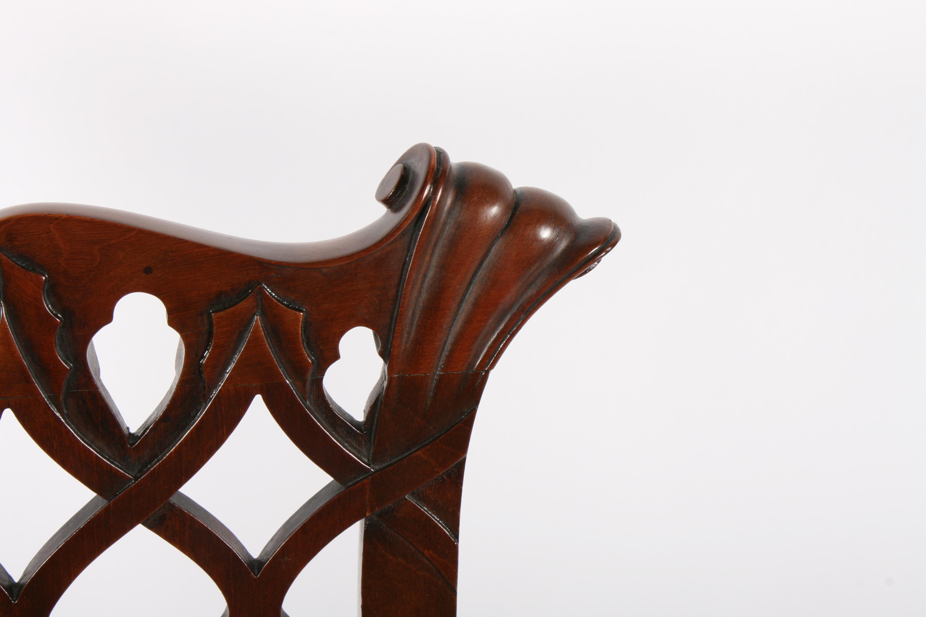 Chinese Chippendale Style Armchair 3