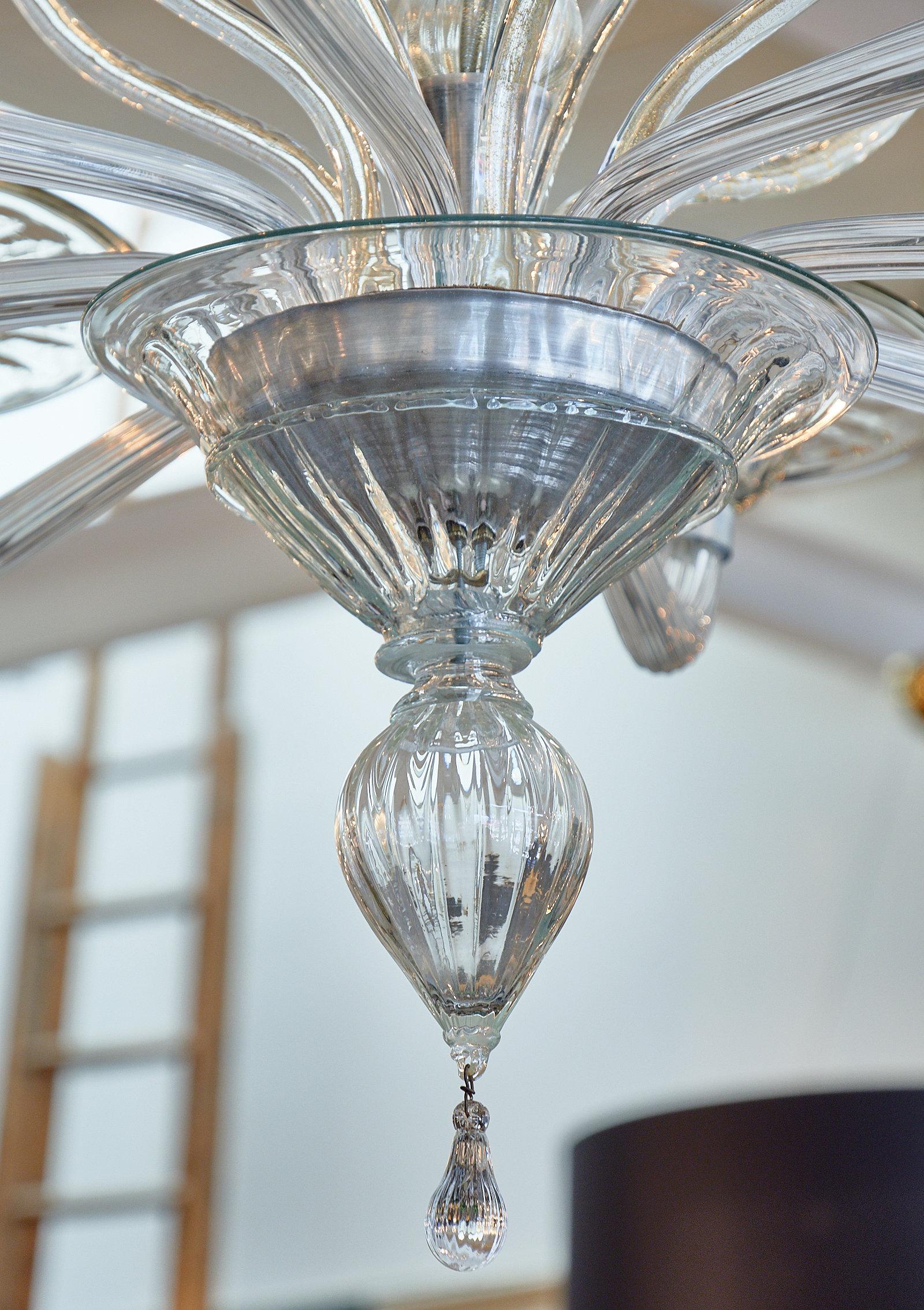 Murano Glass Vintage Chandelier 4