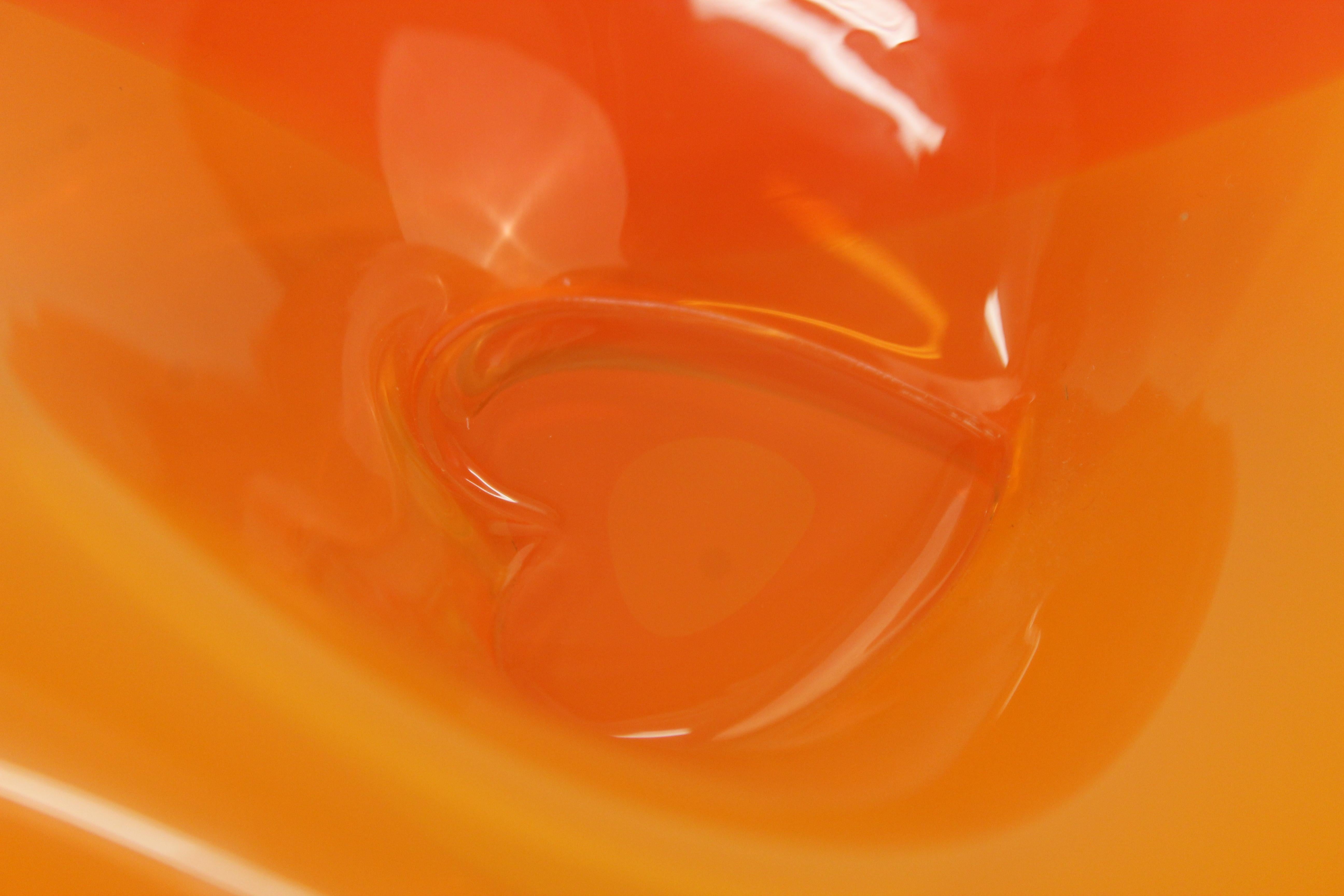 Art Glass Kjell Engman for Kosta Boda Mid-Century Modern 'Bali' Glass Vase