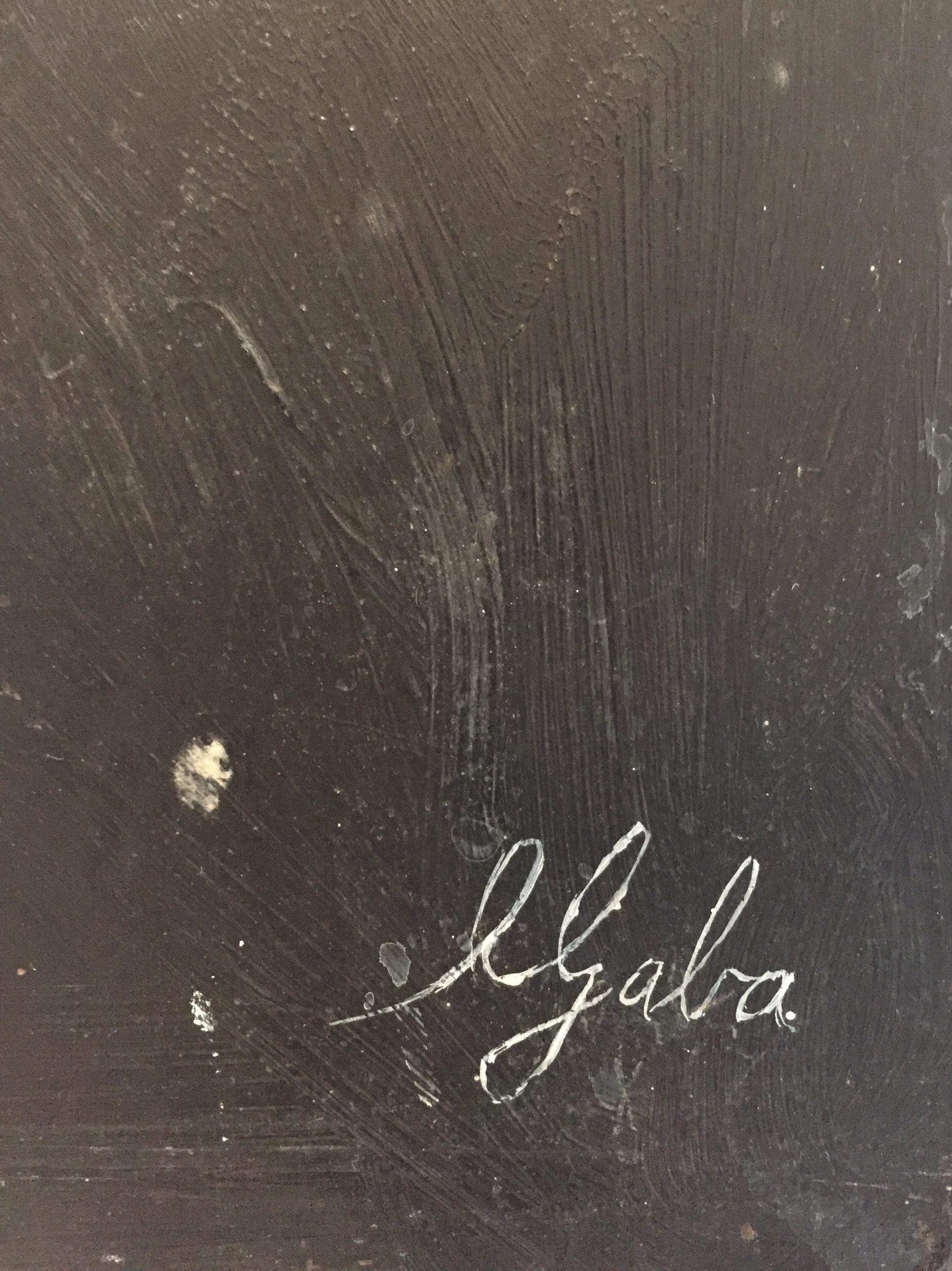 Lester Gaba Pintado a mano sobre madera Gallina con huevos, Colección Lilly Dache en venta 1
