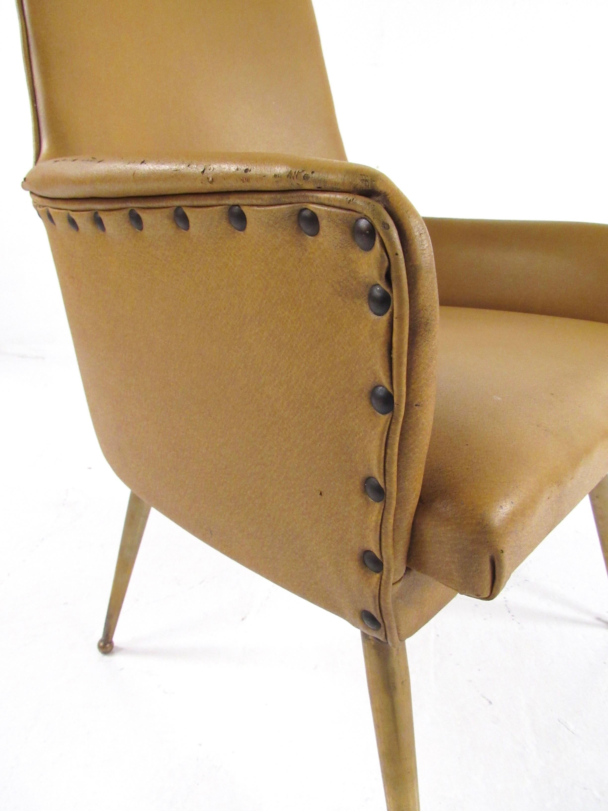 Pair of Italian Modern Side Chairs, circa 1950s 3