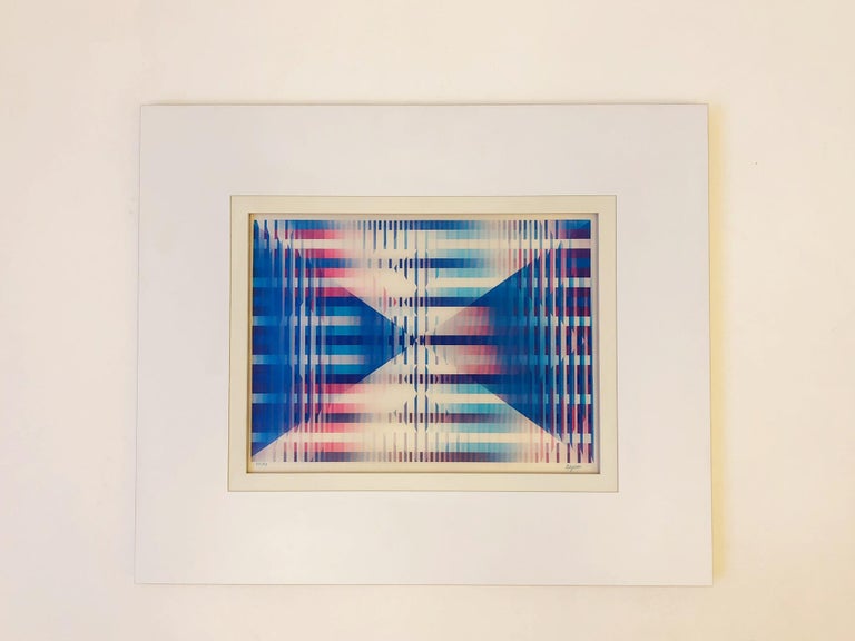 Signed and Numbered Lenticular Agamograph by Yaacov Agam at 1stDibs ...