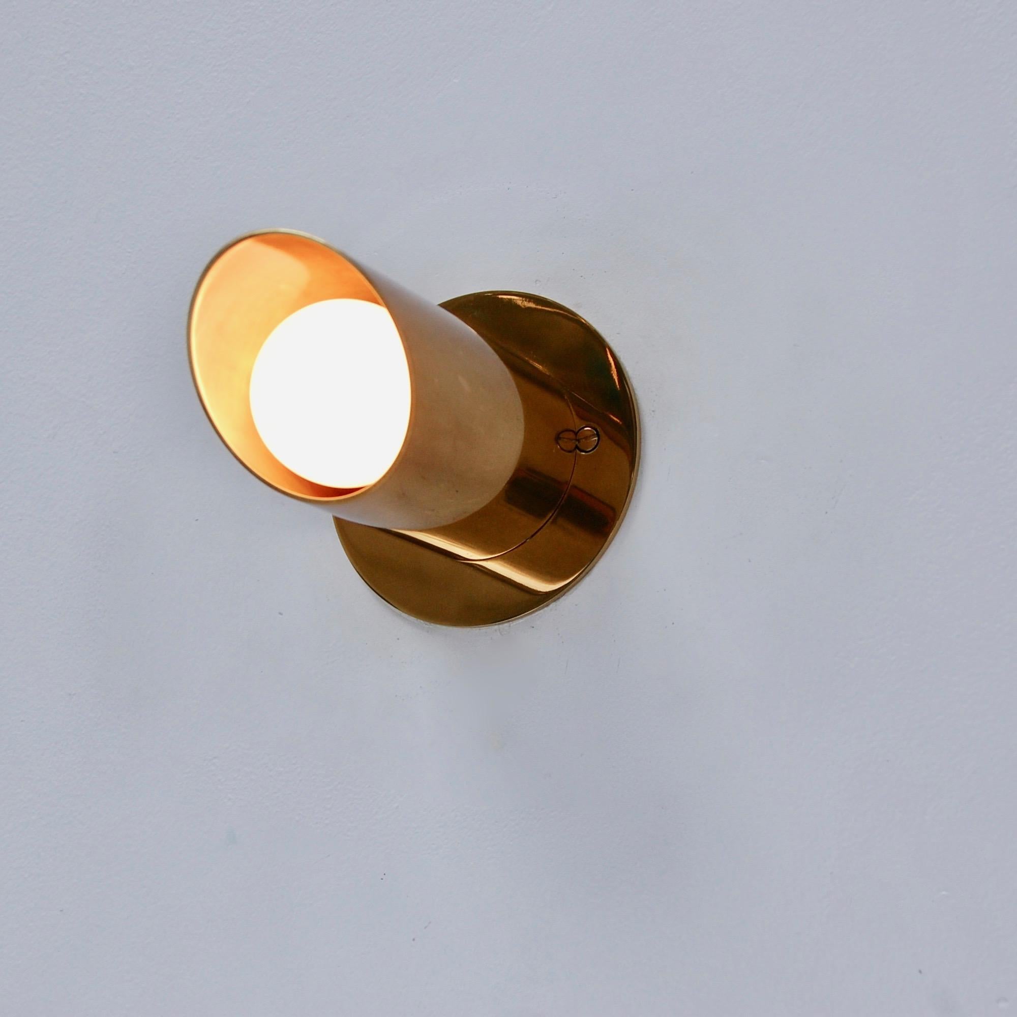Brass LUpipe Sconce For Sale