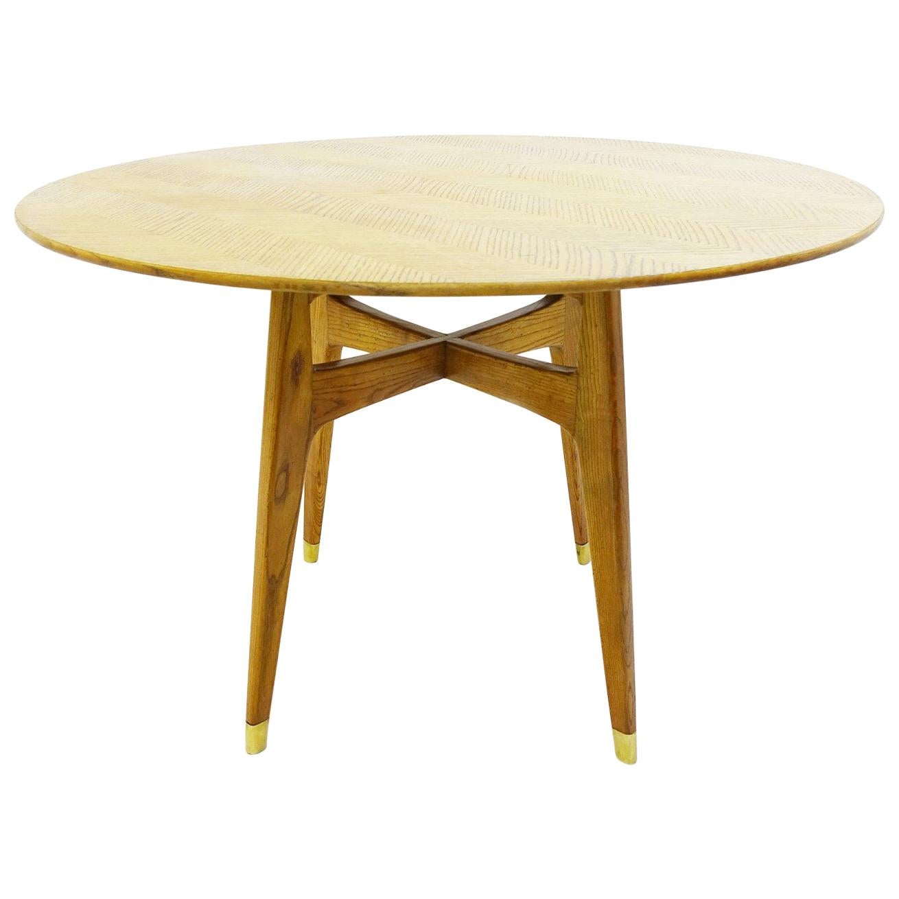 Rond Dinning Table by Gio Ponti, Italy, 1950s