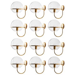 Twelve Model "Lyndon"  160 Sconces by Vico Magistretti for Oluce