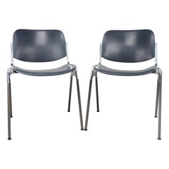 Pair of Italian Modern Castelli DSC 106 Chairs by Giancarlo Piretti