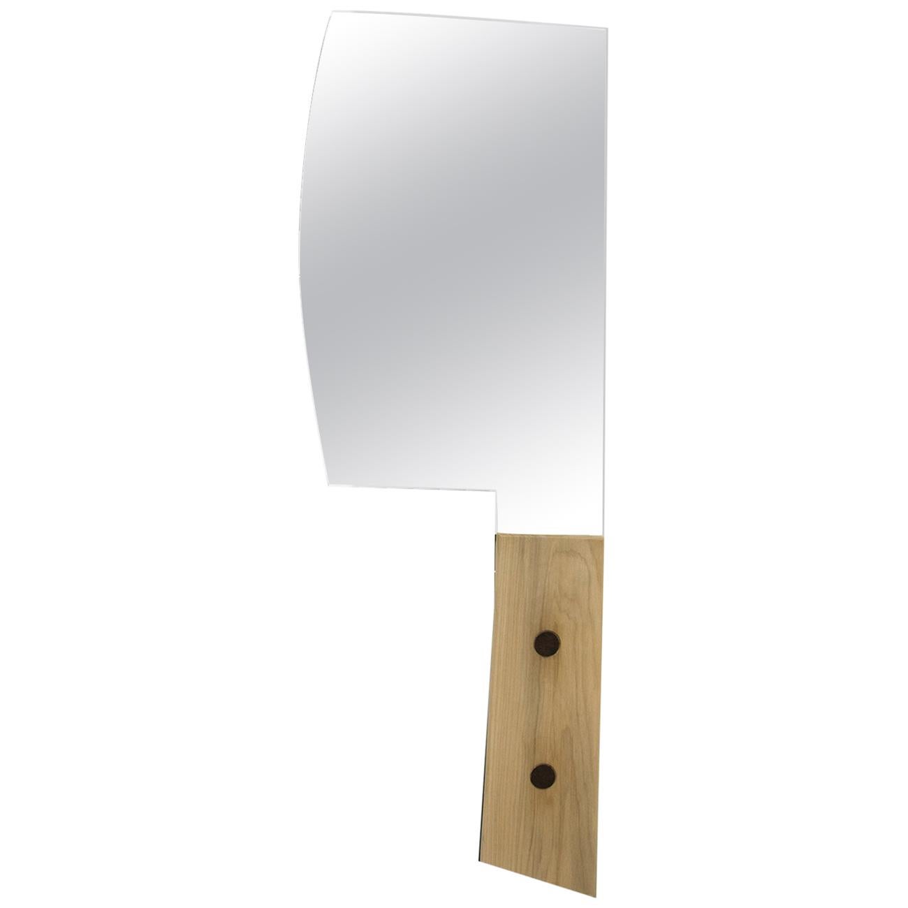 Knife Wall Mirror by Atan Design; Small Size For Sale