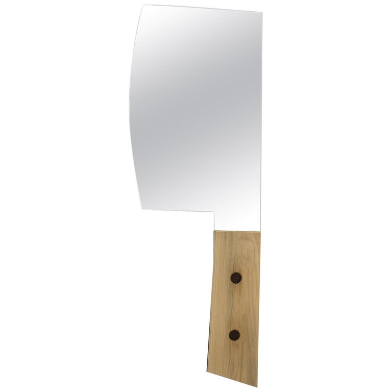 Knife Wall Mirror By Atan Design Small Size For At 1stdibs Wall Mirror By Atan Design Small Size