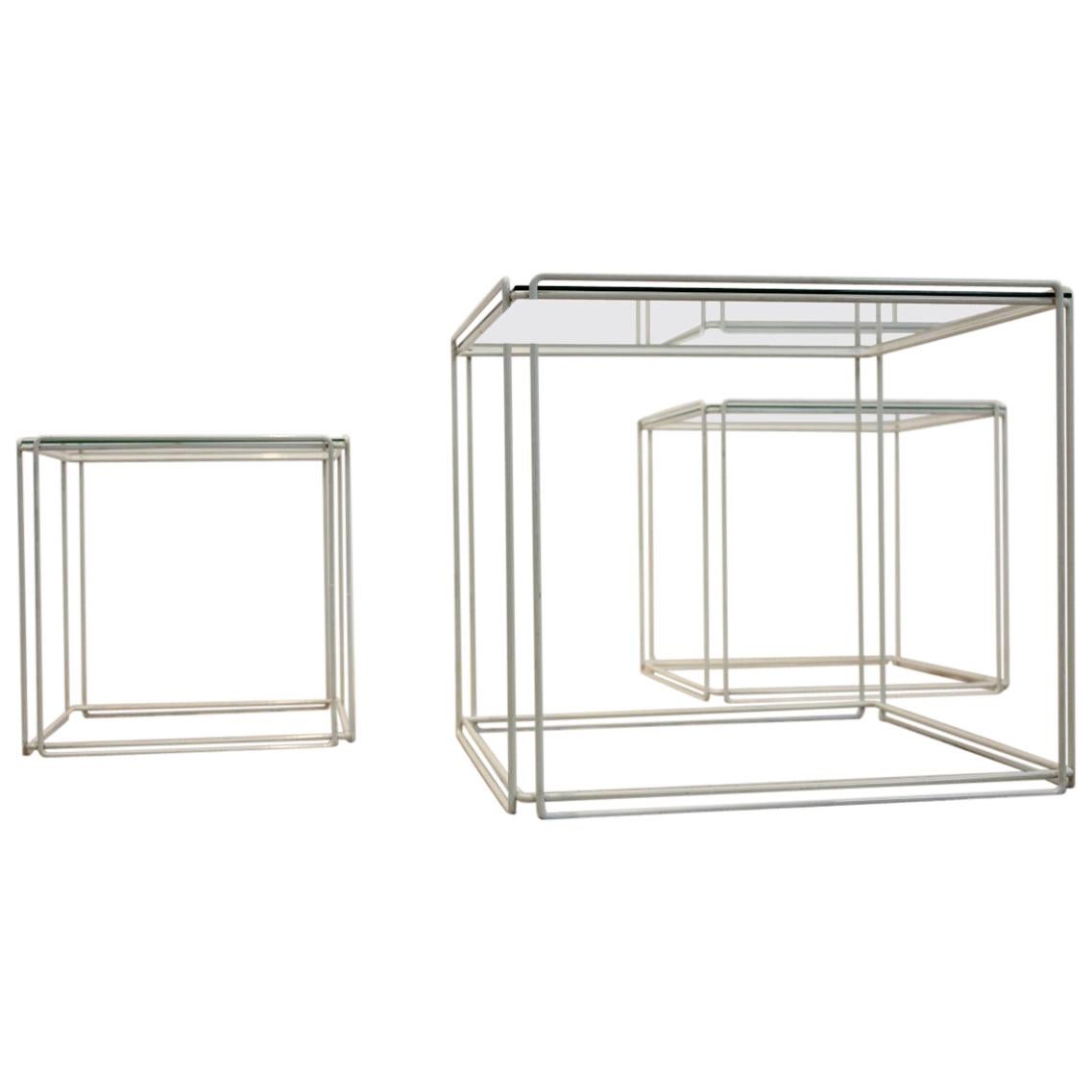 Graphical Isocele Nesting Tables by Max Sauze for Atrow, 1970s