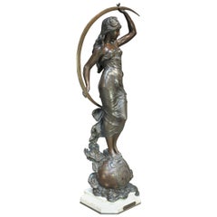 "Séléné" Sculpture by Auguste-Louis Moreau