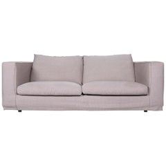 B&B Italia Basiko Fabric Sofa Grey Two-Seat Couch