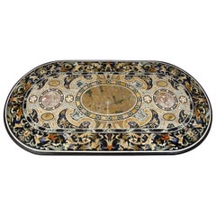 Pietra Dura Tabletop, Marble and Hardstones, circa End of the 20th Century