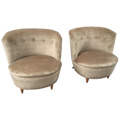 Barrel Chairs in the Style of Billy Haines