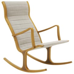 Modern Rocking Heron Chair by Tendo Mokko, Japan, Excellent Condition