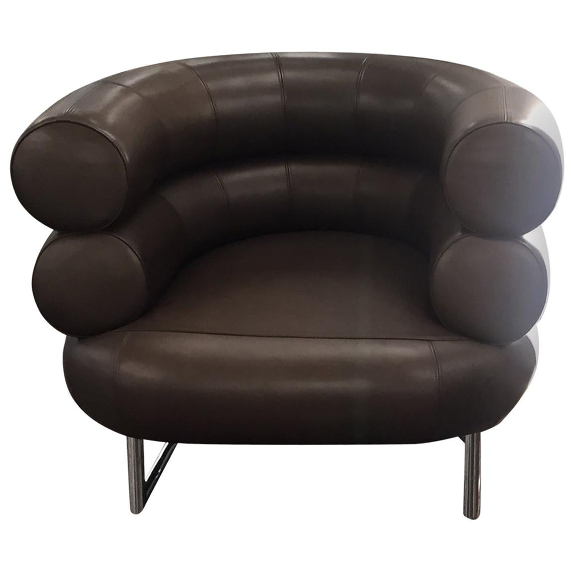 Bibendum Leather Lounge Chair by Eileen Gray