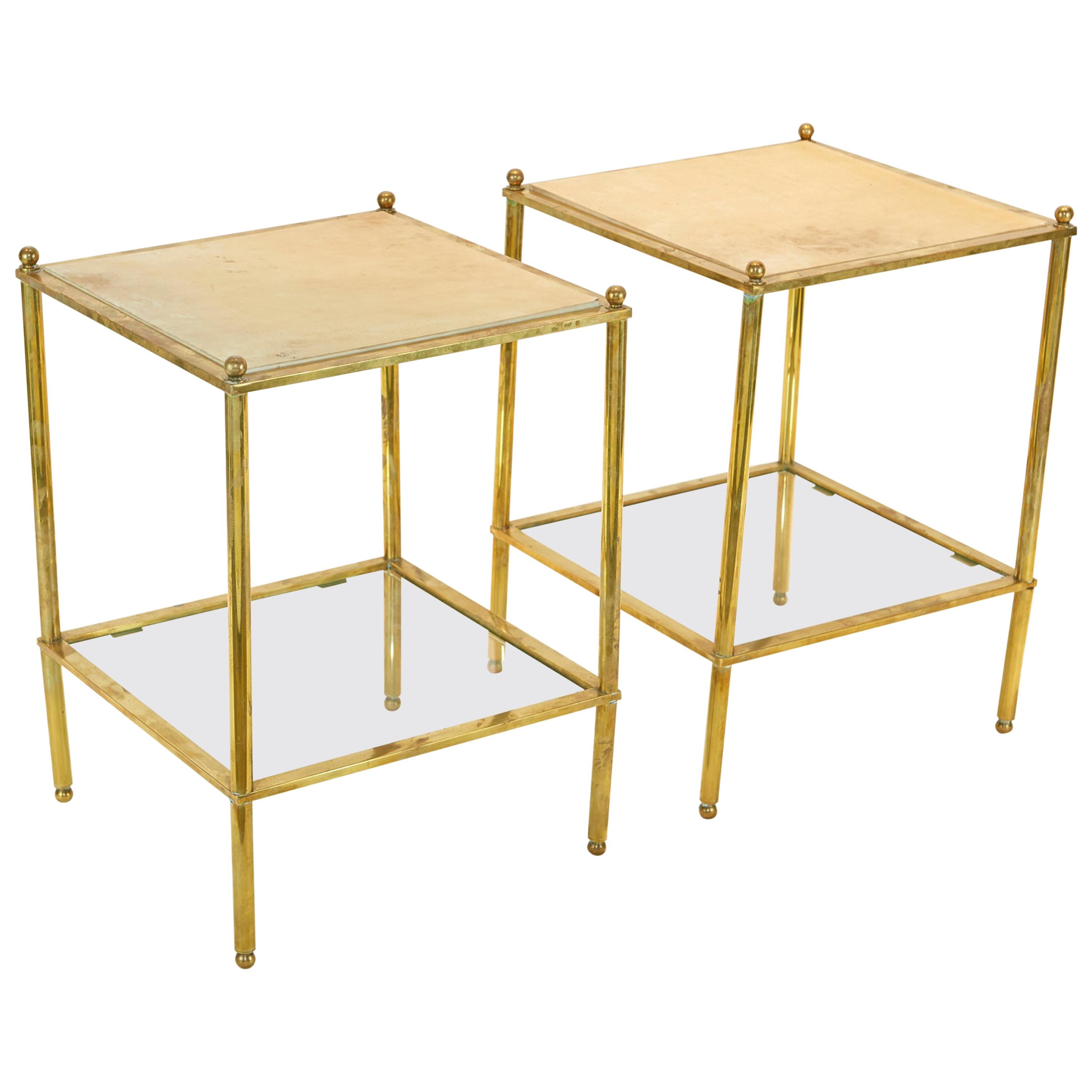 Maison Jansen Parchment Top Tables For Sale