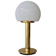 Table Lamp in Brass and Murano Glass