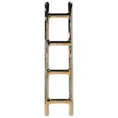 Vintage Heat Collection Drab Hanger in Gold Stainless Steel by Zieta