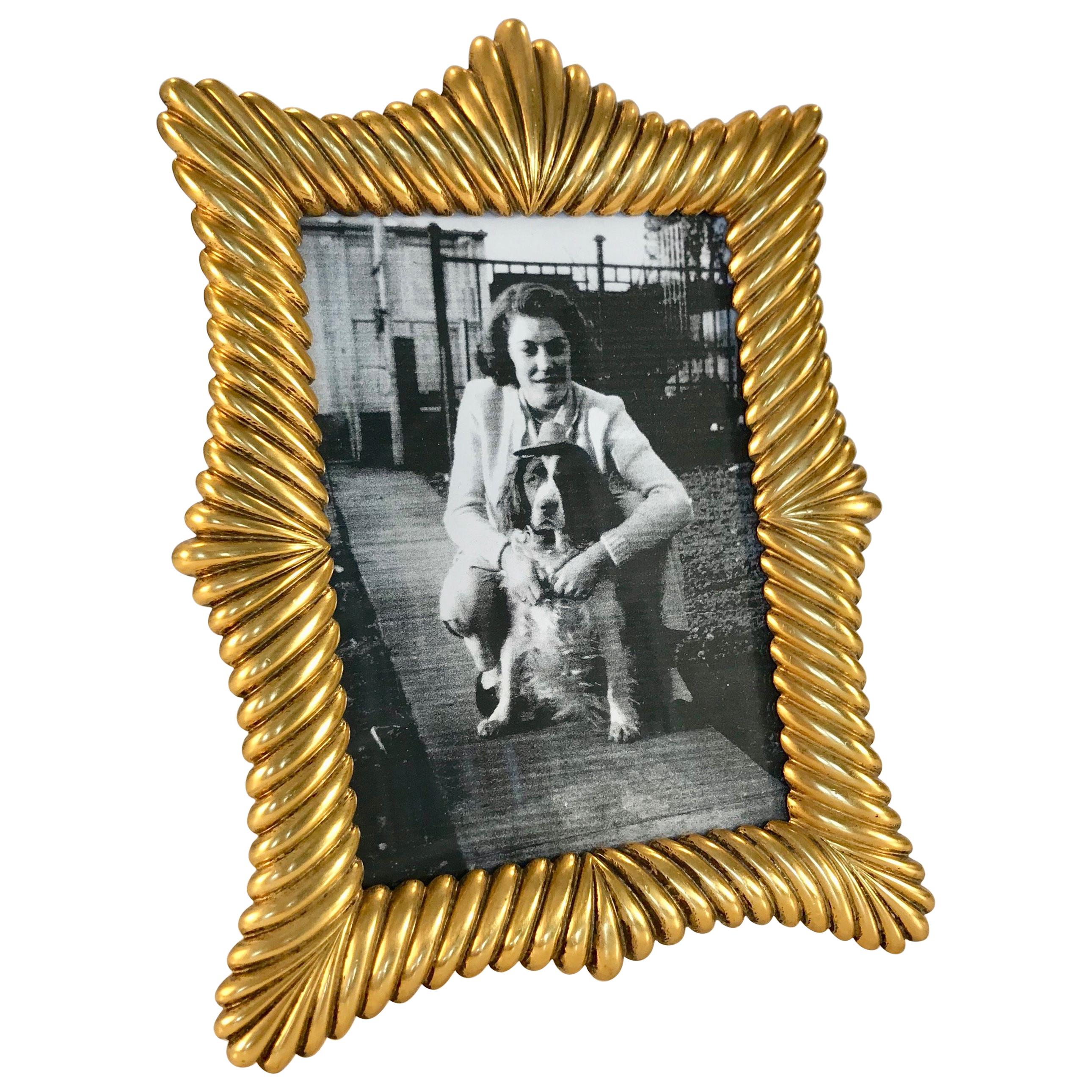 Doré Gilt Bronze French Picture Frame