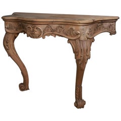 English Pine Console Table