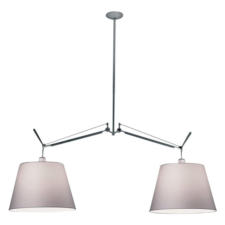 Artemide Tolomeo Fiber Double Pendant Lamp
