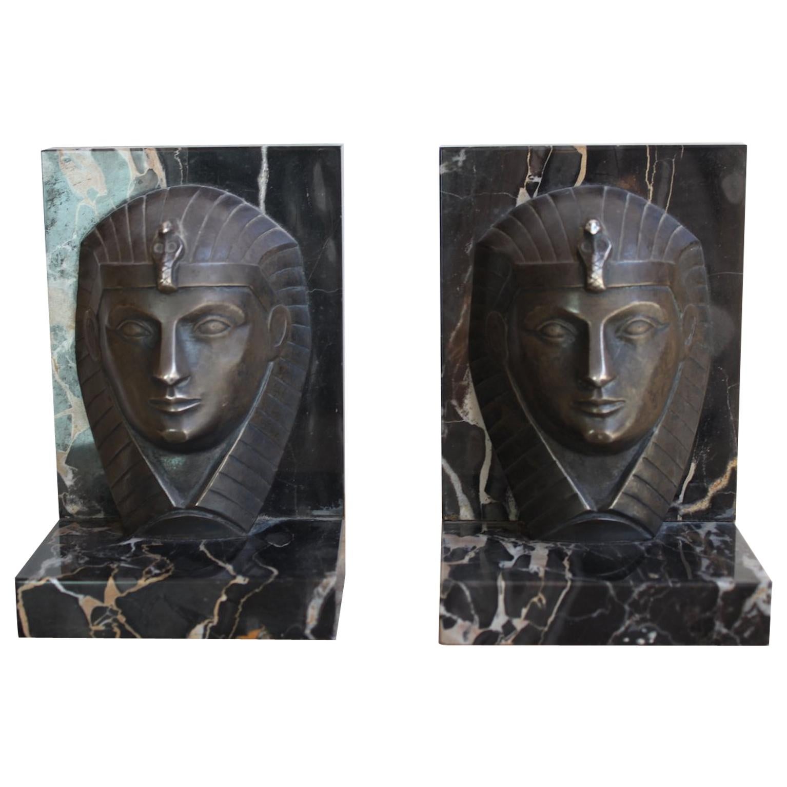 Pair of Art Deco Bookends Signed C. Charles, 1930