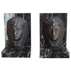 Pair of Art Deco Bookends Signed C. Charles, 1930