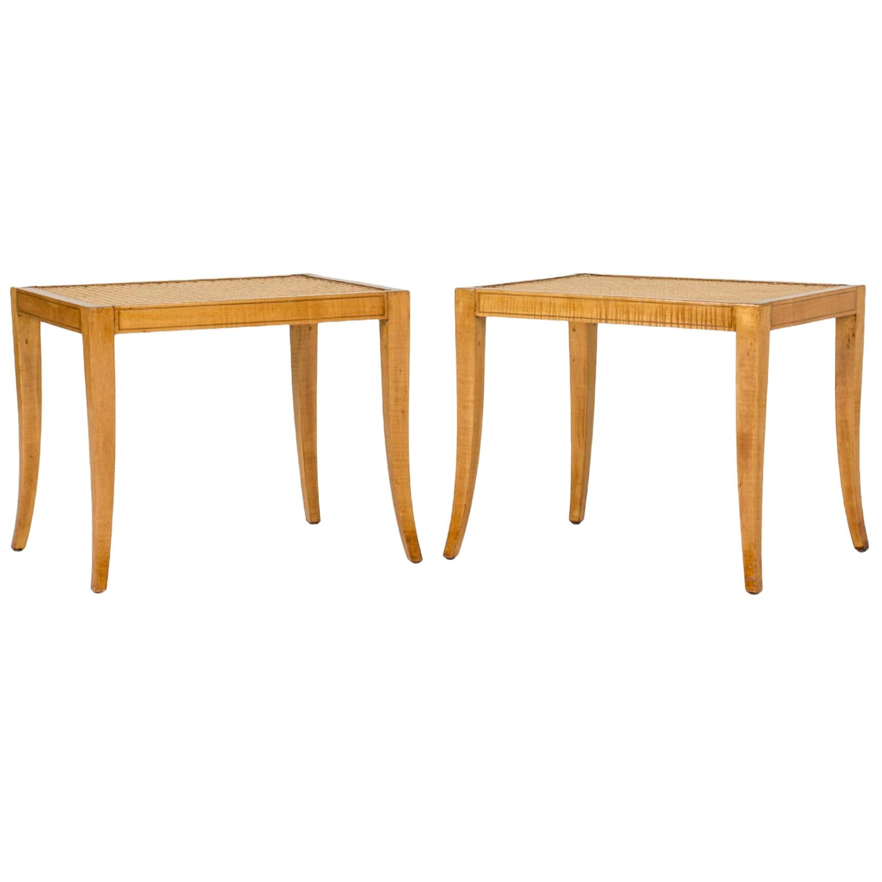 Pair of midcentury stools by Frits Henningsen