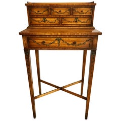 Vintage Lovely Petite Edwardian Style Desk or Dressing Table