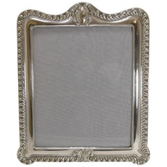 Grand Large English Sterling Silver Photograph Frame, 1903