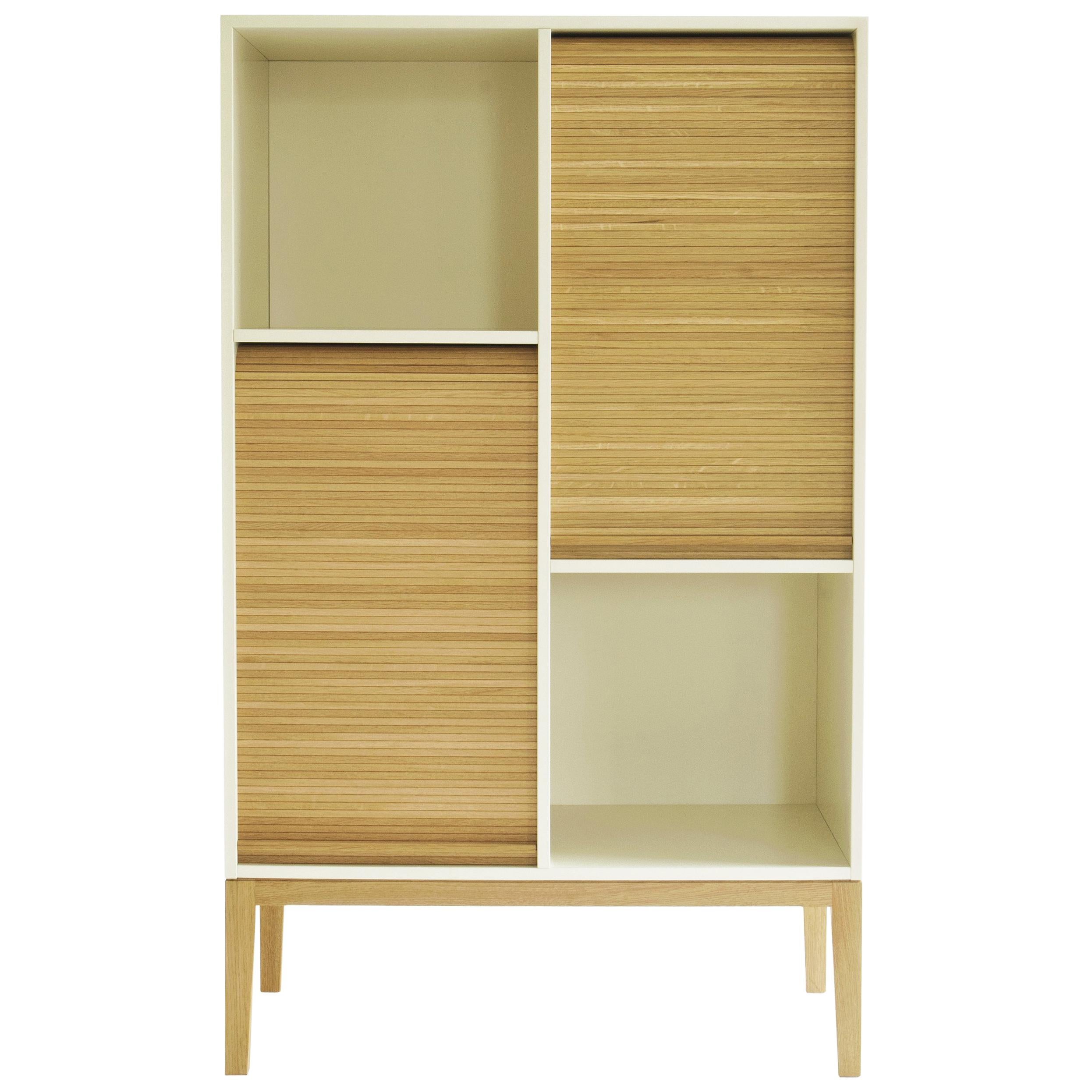 Tapparelle L Cabinet by Colé, Hand Crafted Contemporary Design Made in Italy  For Sale