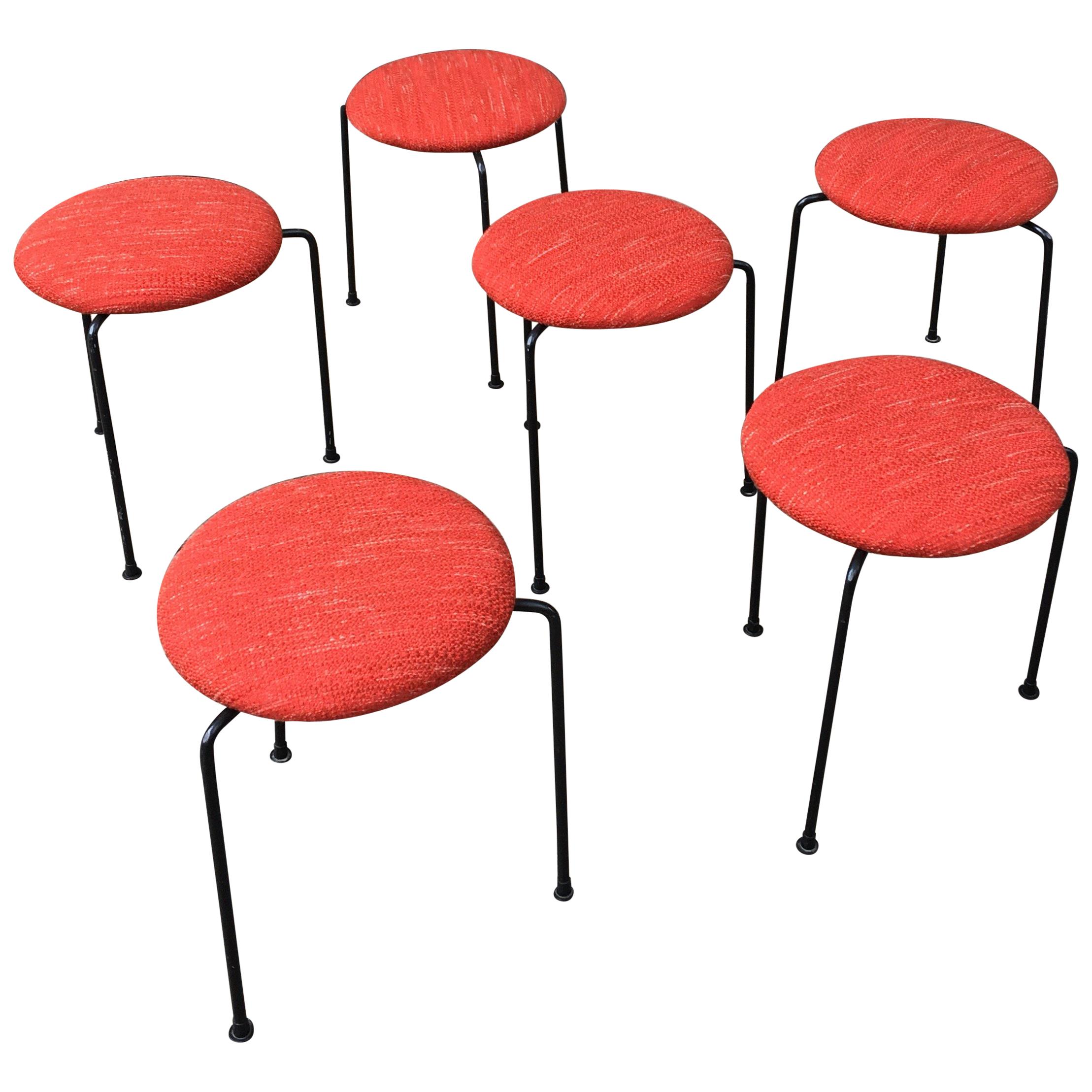 Clifford Pascoe Stacking Tripod Stools 