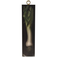Lester Gaba Scallion Painted on Wood Lilly Dache