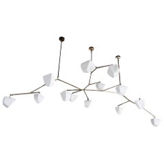 Cassiopeia 13: Porcelain Mobile Chandelier, handmade by Andrea Claire Studio