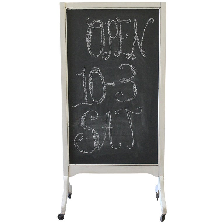 Vintage Rolling School House Chalkboard at 1stDibs