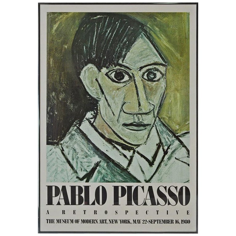 Pablo Picasso Poster for 1980 MOMA Exhibition For Sale