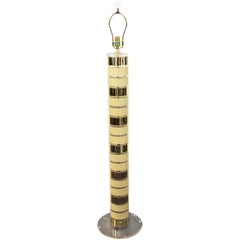 Post-Modern Optique Stacked Lucite Floor Lamp