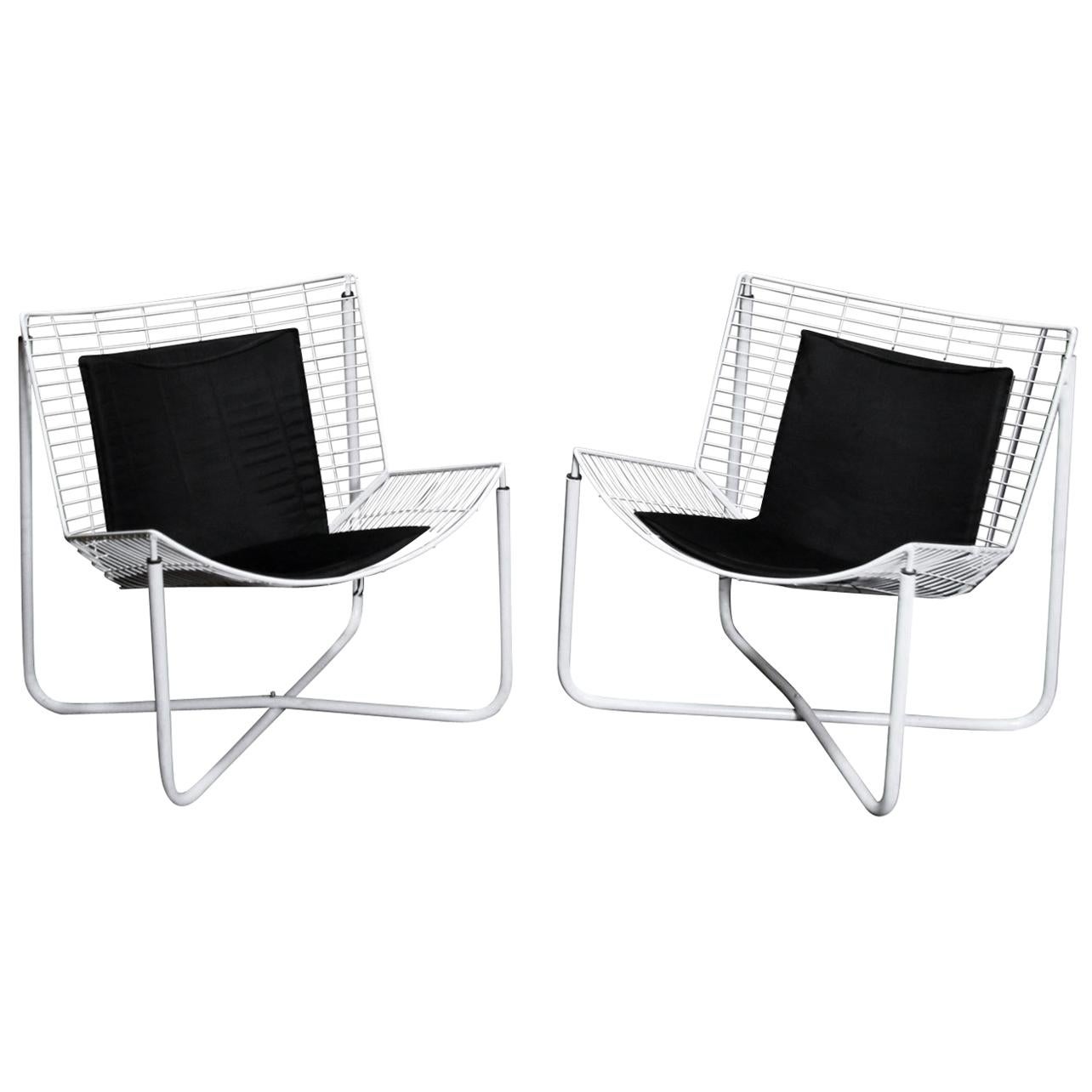 White Jarpen Wire Lounge Chair by Niels Gammelgaard for Ikea, 1983