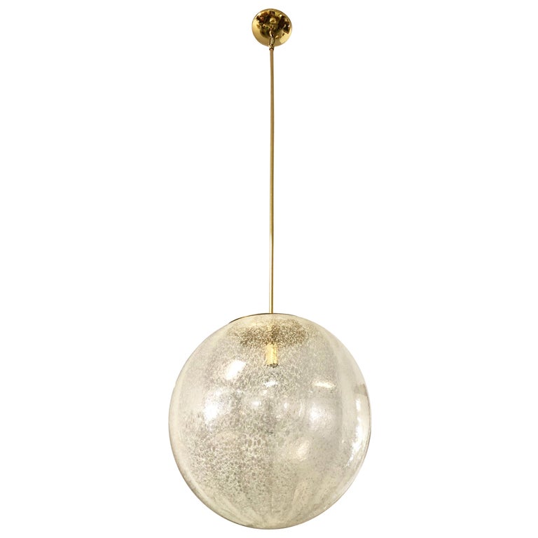 La Murina Large Murano Glass Orb Sphere Chandelier, 1960s ...