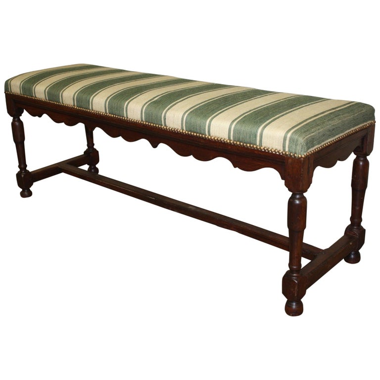 French bench, early 18th century, offered by Battaglini LLC