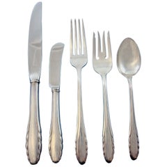 Lyric by Gorham Sterling Silver Flatware Service for 12 Set 69 Pieces