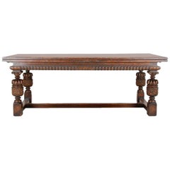 American Carved Oak Dining Suite made in New York City