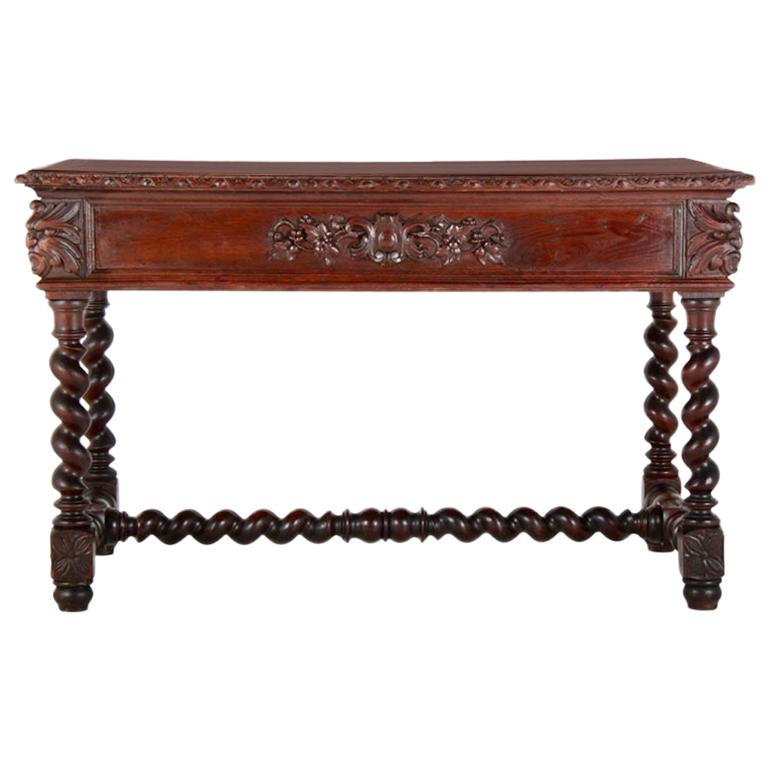 French Barley Twist Writing Table