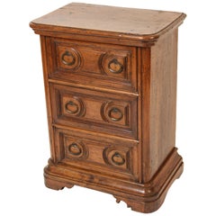 Antique Baroque Style Walnut Chest of Drawers