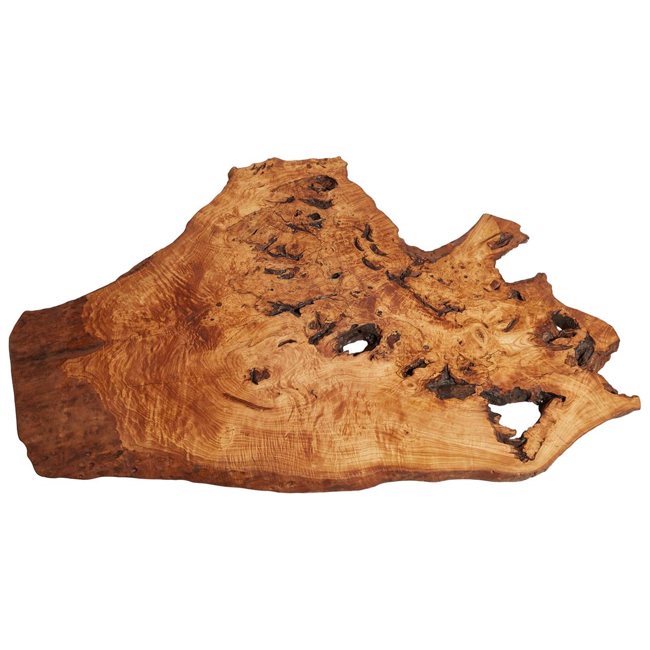 Ash Tree Live Edge Coffee Table, Live Edge Table, Rustic Edge End Table