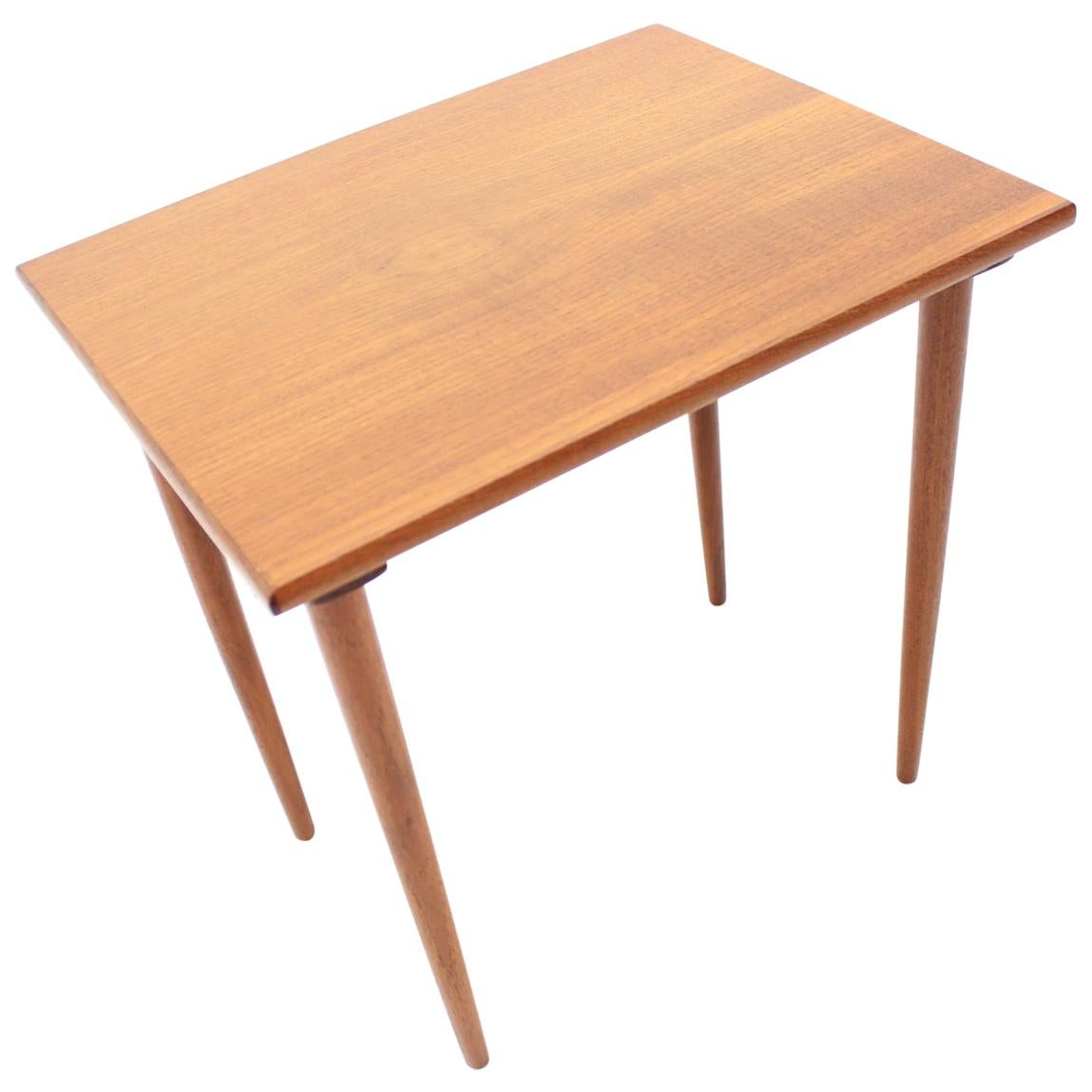 Midcentury Single Nesting Table, Denmark, 1960s For Sale